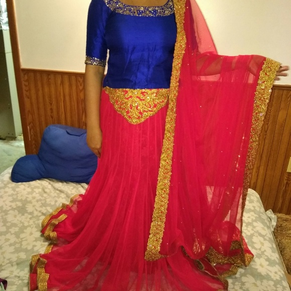 Indian Bridal lengha, wore once to a wedding.